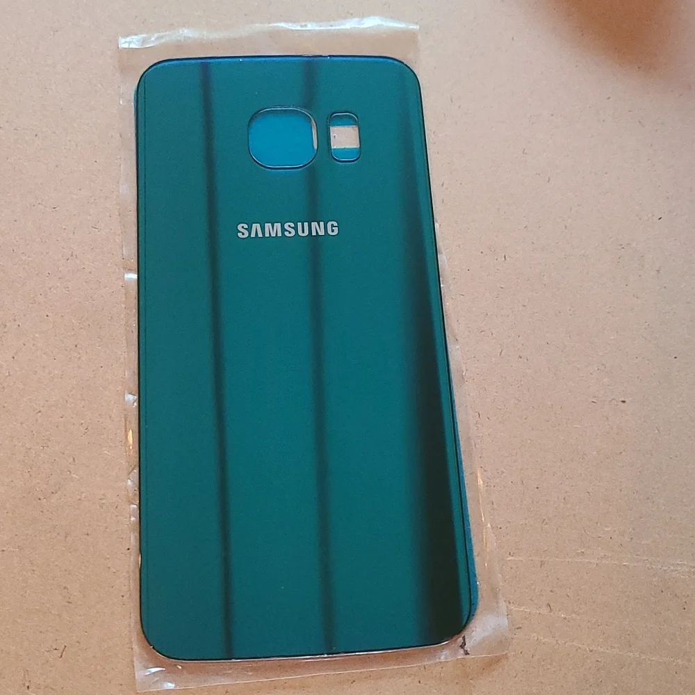 Genuine Samsung Galaxy S6 Edge Emerald Green Glass Rear Cover